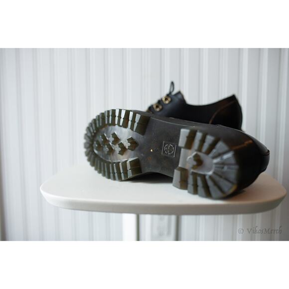 Dr. Marten LEONA LO VINTAGE SMOOTH LEATHER HEELED SHOES 9 Ladies - Picture 3 of 6